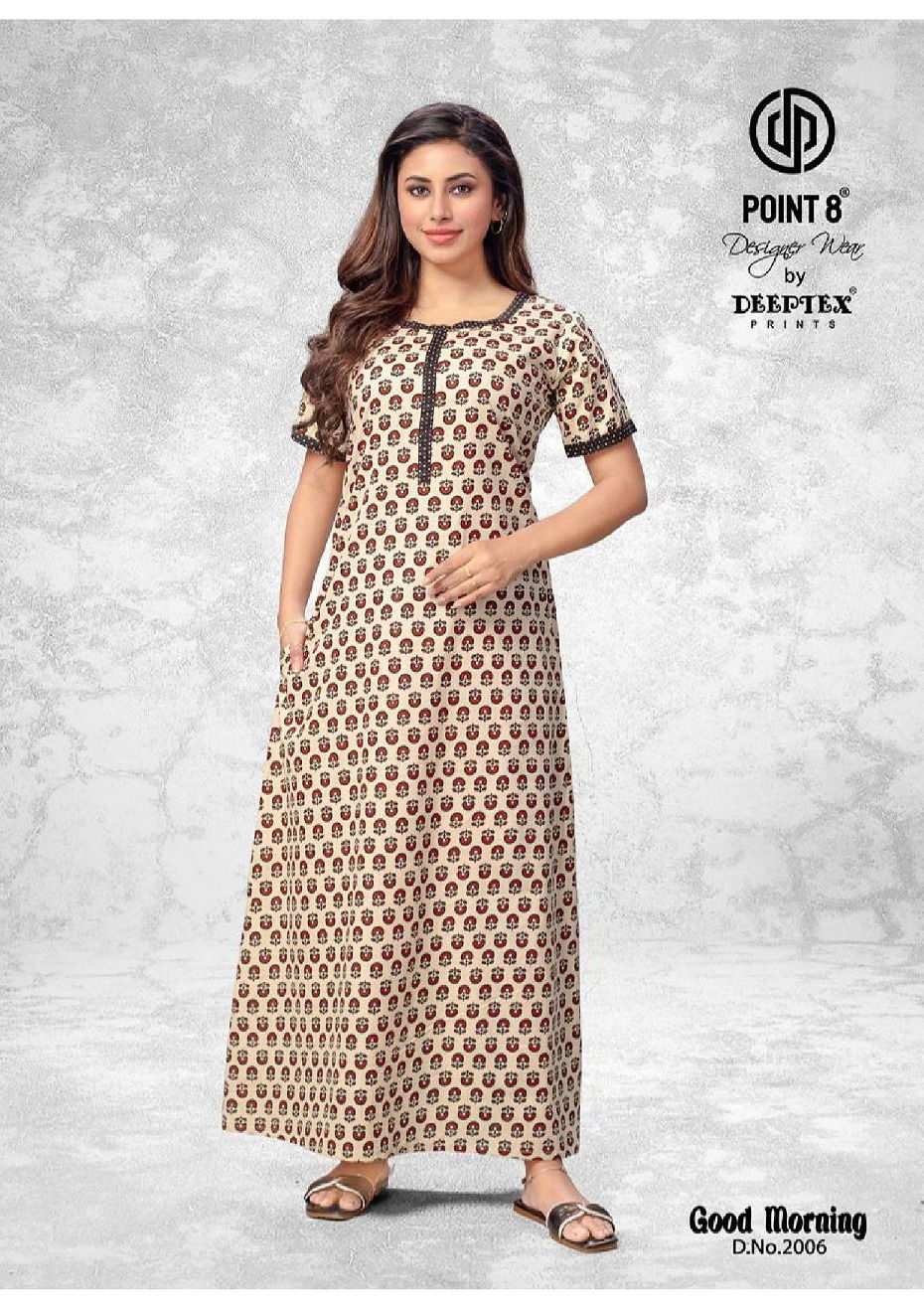 Good Morning Vol 2 By Deeptex Cotton Printed Night Wear Nighty Surat Wholesale Market